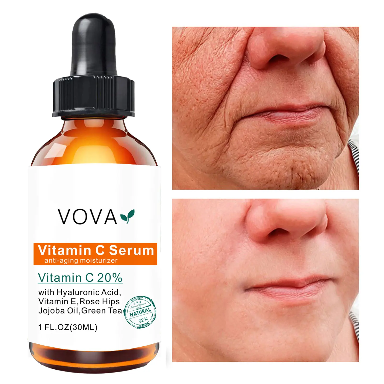 

Vitamin C Serum for Face Professional Grade Serum for Face and EyesRevitalizing Facial Serum For Brightening and Moisturizing