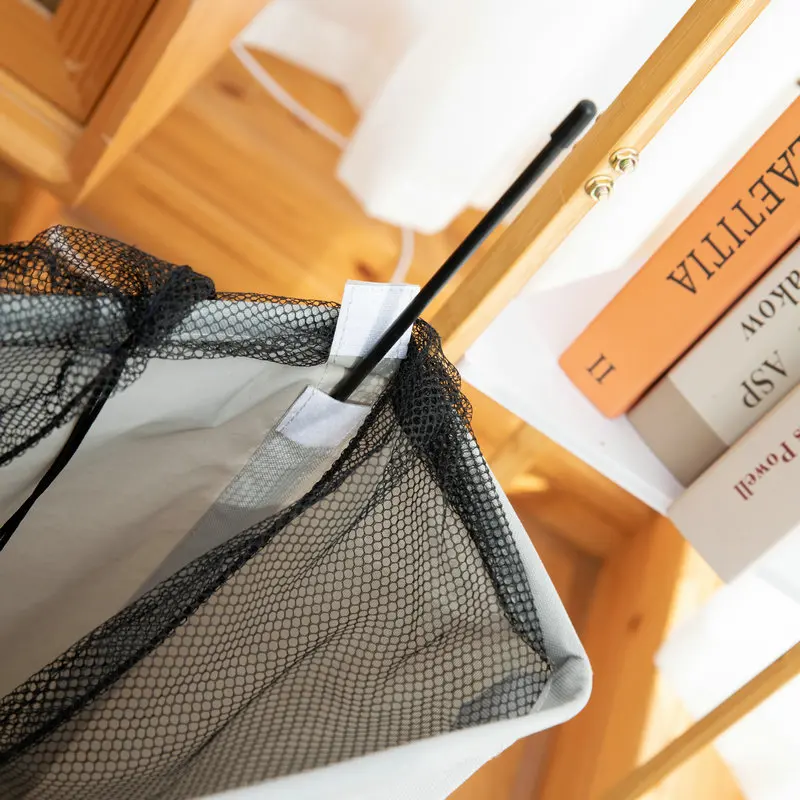 Трансграничная простая ткань Оксфорд со шкивом корзина для белья современная