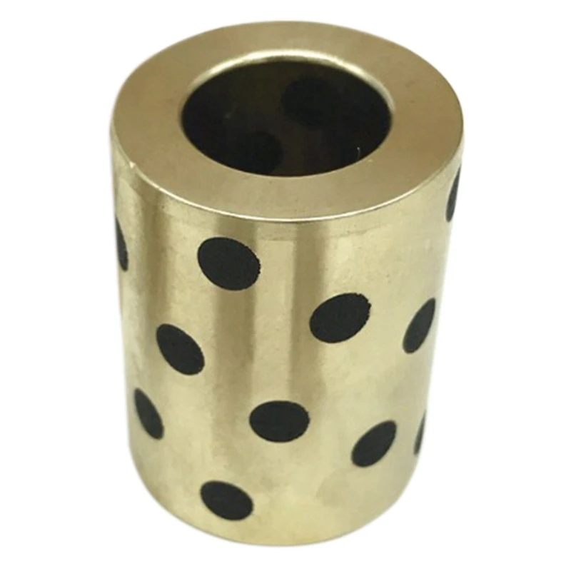 4Pcs 10X19X29mm Linear Graphite Copper Bushing Bearing Copper Bushing Oil Self-Lubricating Bearing LM10UU LM10