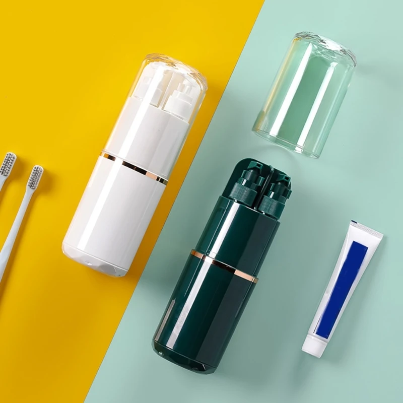 Портативный дорожный набор для мытья посуды бутылочка хранения зубной пасты