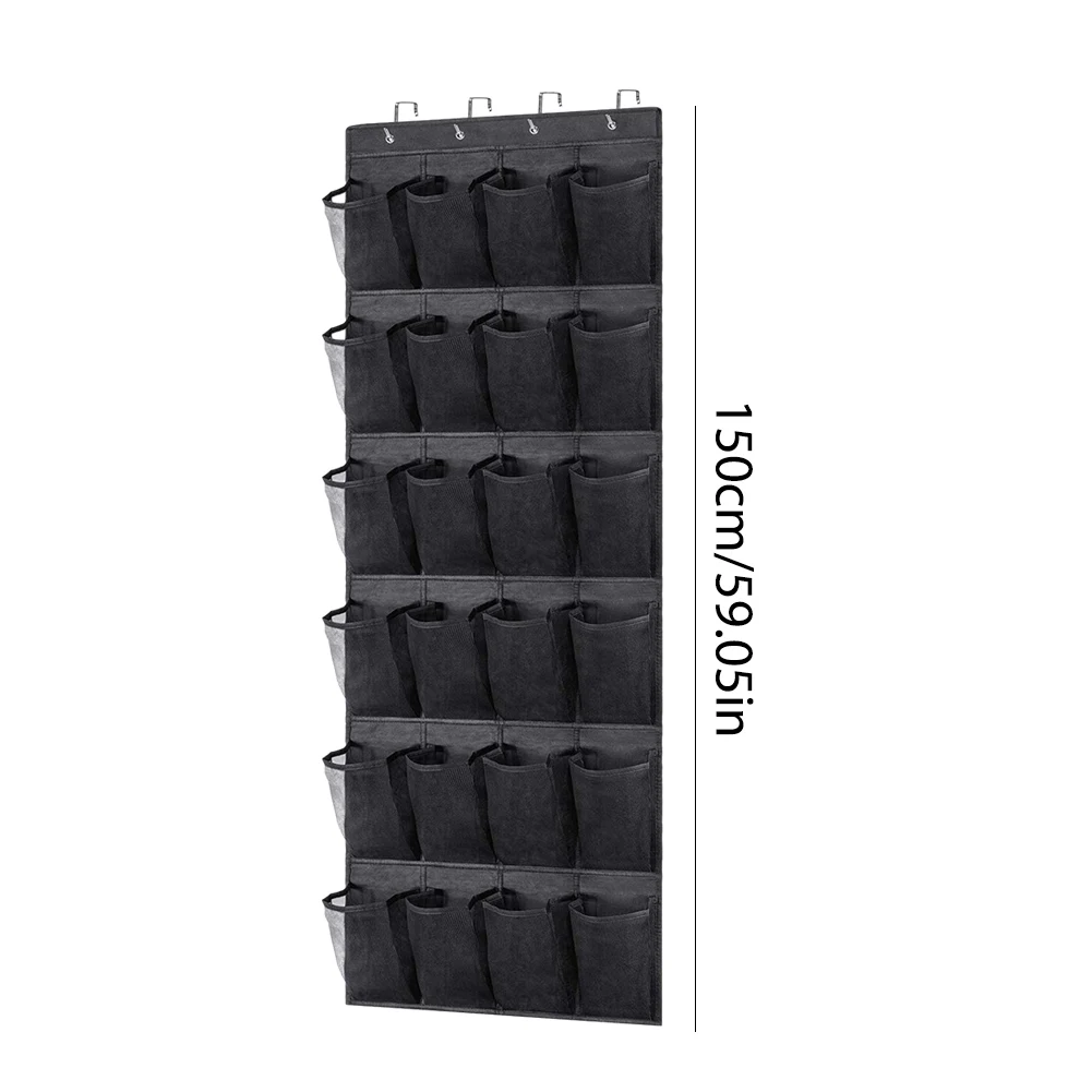 Органайзер для обуви из нетканого материала с 4 металлическими крючками 24