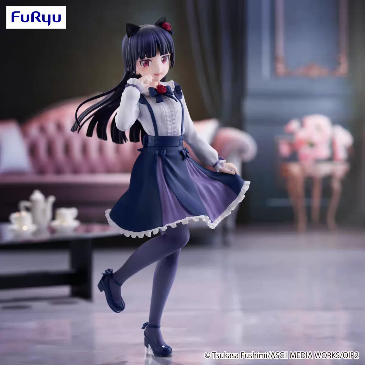 Фото Оригинальная оригинальная модель FuRyu Trio-Try-iT Oreimo 2 19 см Kuroneko, фигурка аниме, коллекции игрушек, подарки №1