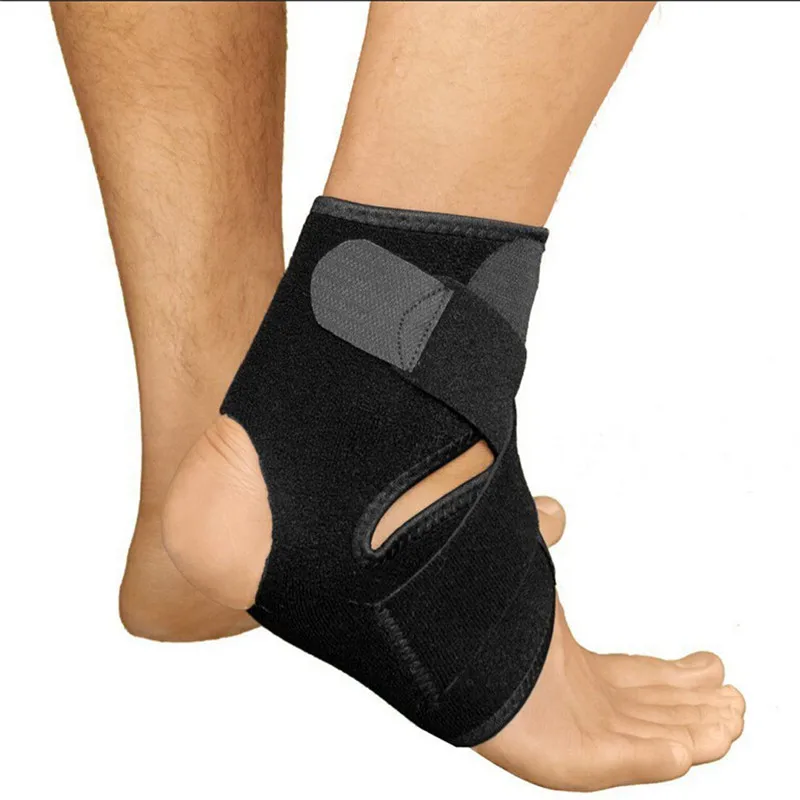 

1Pc Sports Ankle Brace Adjustable Compression Ankle Support Elastic Ankle Guard Pain Relief Strap Basketball Ankle Brace Support