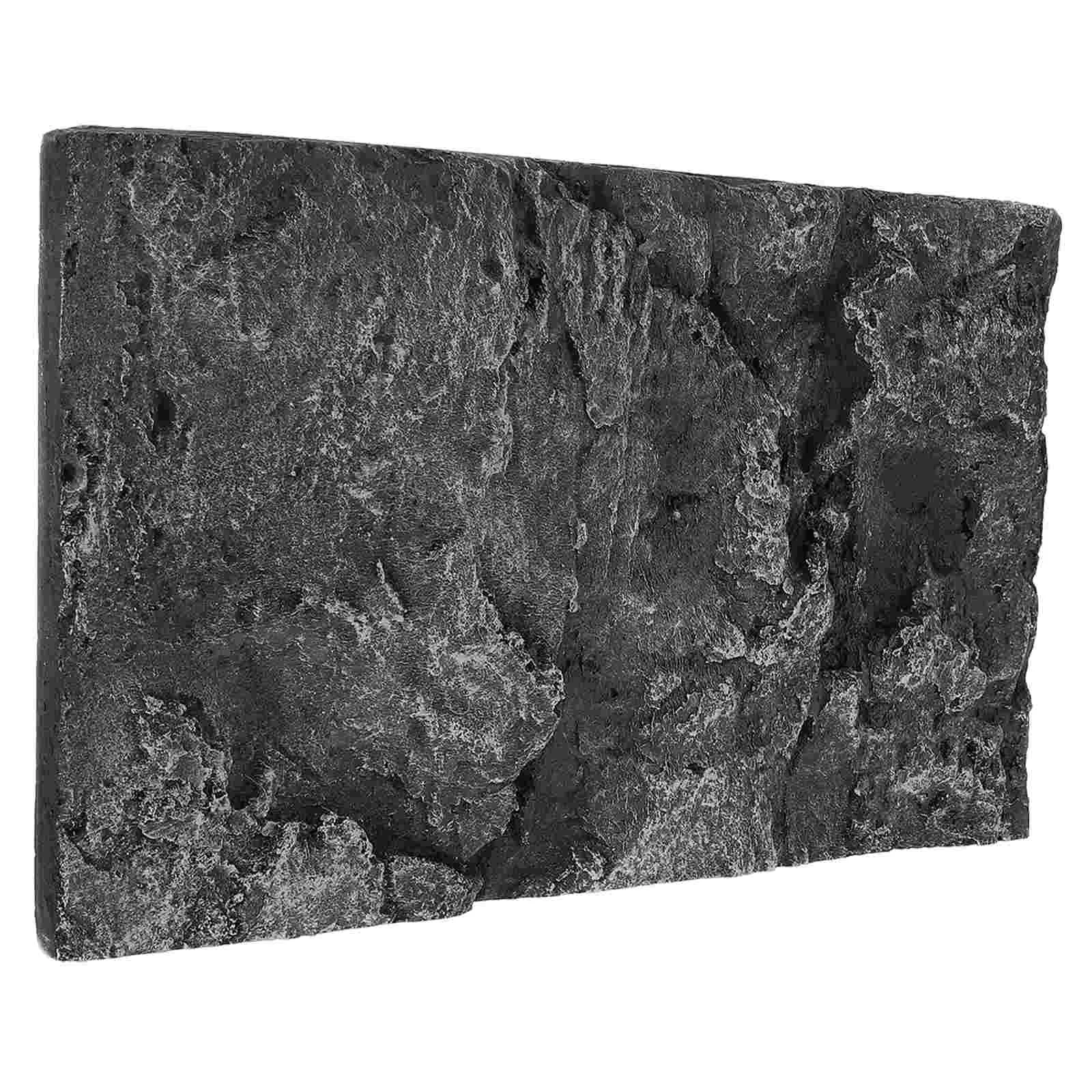 

Background Reptile Tank Terrarium 3D Aquarium Decor Board Habitat Backdrop Decoration Cork Lizard Stone Cage Natural Dragon