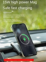 15w for magsafe car wireless charger for iphone12promax 13 mini dashboard windshield suction cup magnetic fast charging bracket