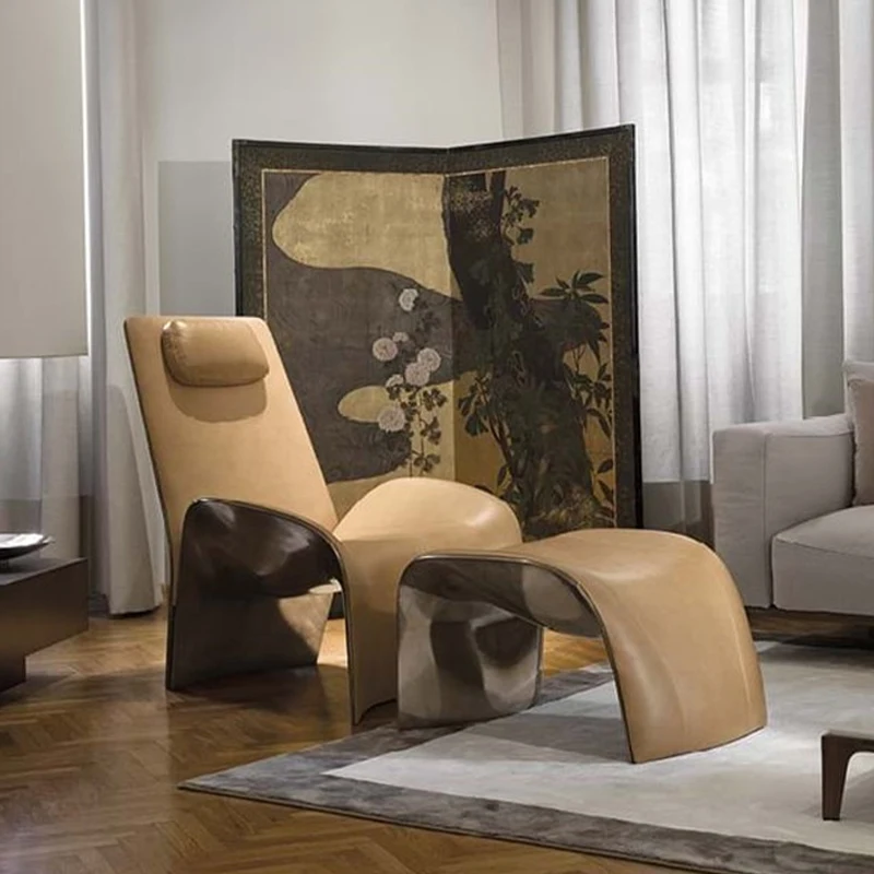 

Chair Player Nordic High-end Luxury FRP Leisure Chair Simple Creative Personalized Fashion Balcony Armchair