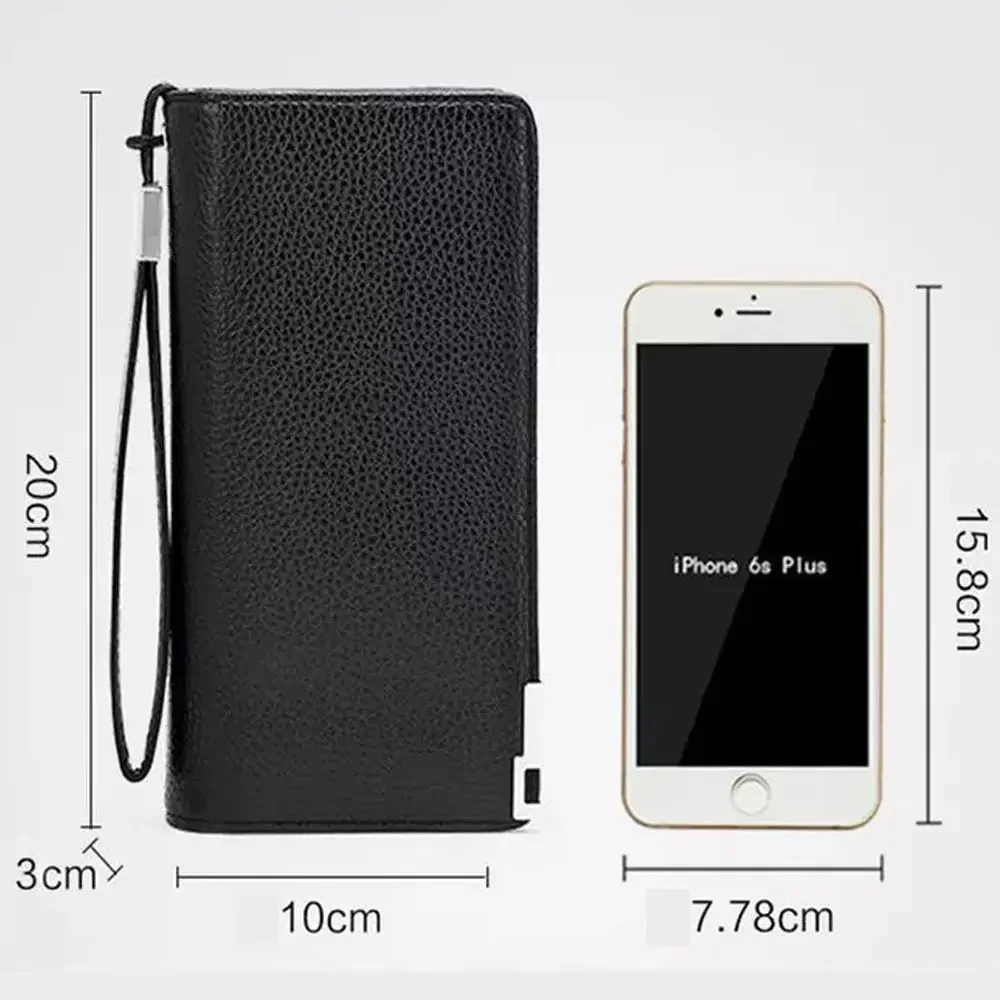 

Mens Long Gator Clutch Phone Wallet For Handbag Solid Compartment Leather Men PU Bag Purse Man Bags Men Lnterior Man Hasp