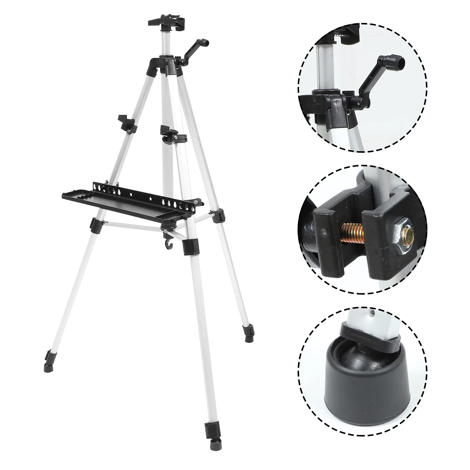 

Spray Easel Rack Foldable Drawing Outdoors Kids Small Easel Stand Small Aluminum Storage Bag Child Kickstand