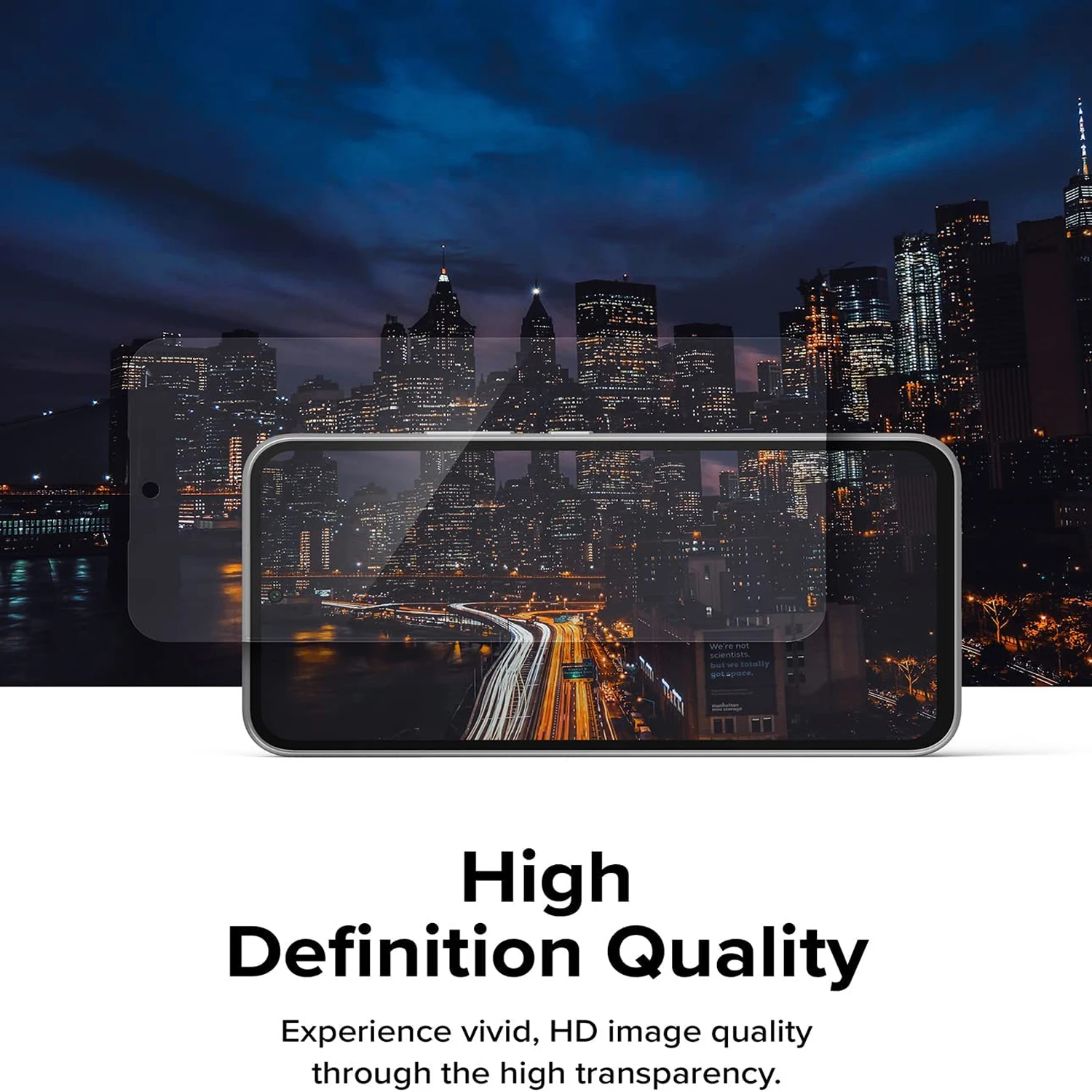 2/4Pcs Screen Protector Glass For Samsung Galaxy A54 Tempered Glass