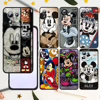 mickey mouse cool for xiaomi mi 12 12x 11t 11 11i 10i 10t 10s note 10 9t 9 se lite ultra pro 5g black capa phone case