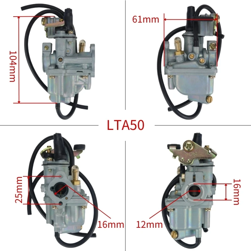 Карбюратор для мотоцикла LT50, подходит для Suzuki LT50, JR50, ALT50, LTA50, квадроциклов ATV 1985-2006 годов выпуска. (art.: 3920db8562ffa) - 3920db8562ffa