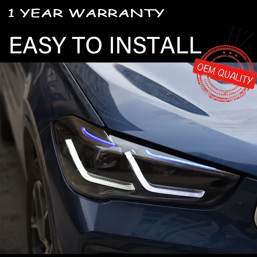 Фары для BMW X1 F48 2016-2021 автомобильные светодиодный товары 12 В H7 DRL Hella Xenon Len Hid F49 новые