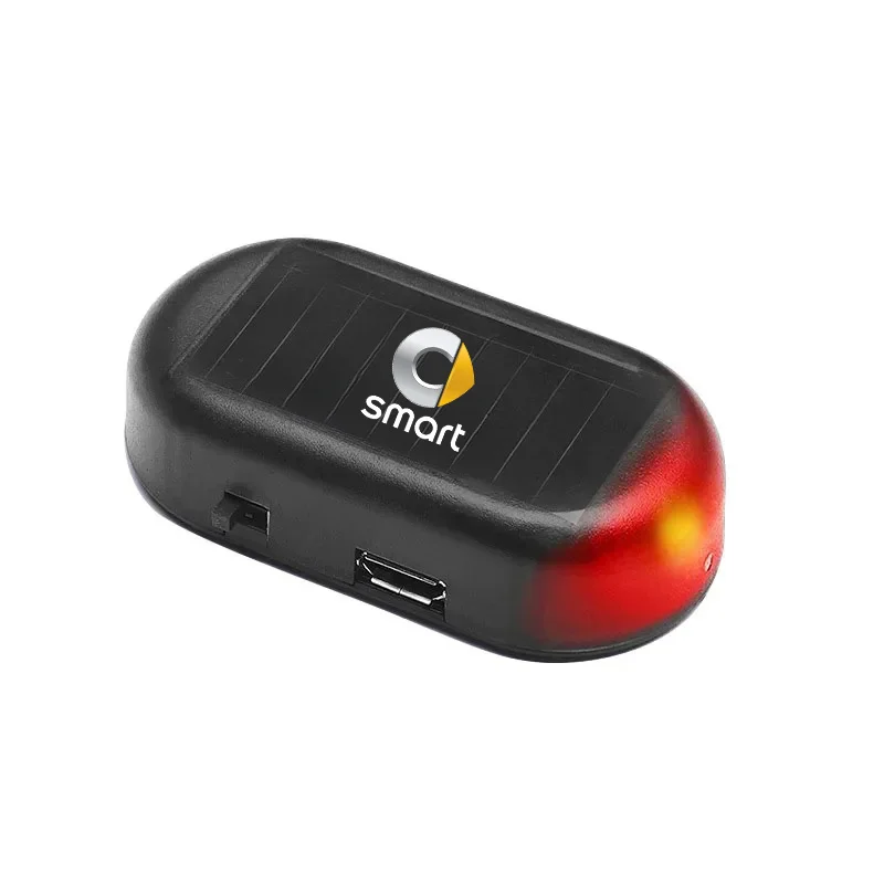 

Автоматическая солнечная батарея Drahtlose Anti-Diebstahl Vor Kris Lampe LED Blinklicht для Smart Fortwo 451 450 453 EQ Forfour Coupe