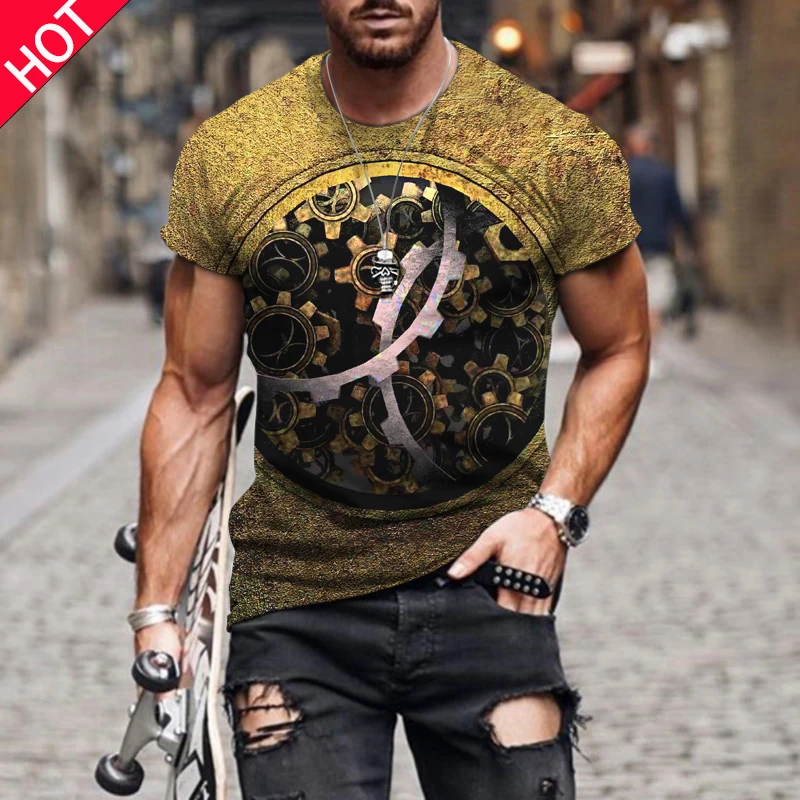

Fashion Men's Oversized T-shirt Muscle Oversized Man Top Tees Casual Quick Dry Streetwear Summer Loose Harajuku Short Sleeve