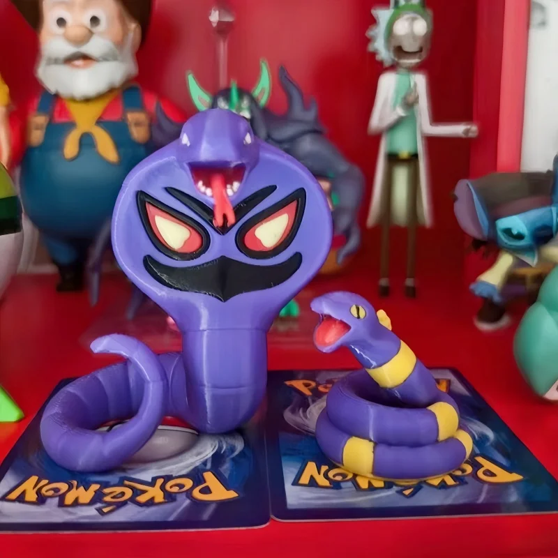 Фигурки аниме с изображением покемонов Arbok Ekans Proportion World 1:20 Diy 3d Печать Kawaii