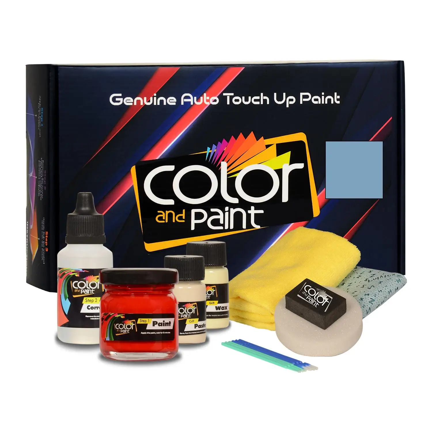 

Color and Paint compatible with Ford Europe Automotive Touch Up Paint - RUBY RED PEARL - DSTEWTA - Basic Care