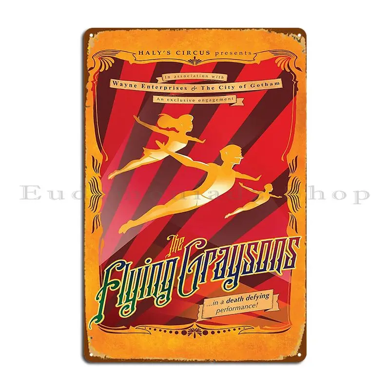 Металлическая табличка Летающие грейсоны