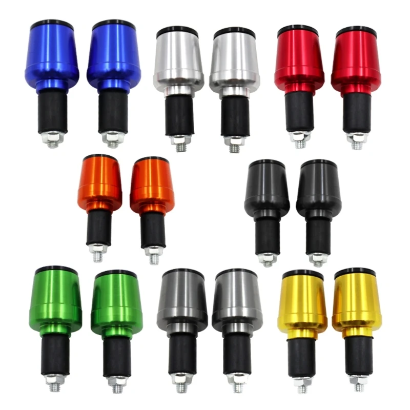 

7/8" 22mm Motorcycle Handlebar End Aluminum Handle Bar Grips Cap Gear Balanced Plug for Motorbike Motocross
