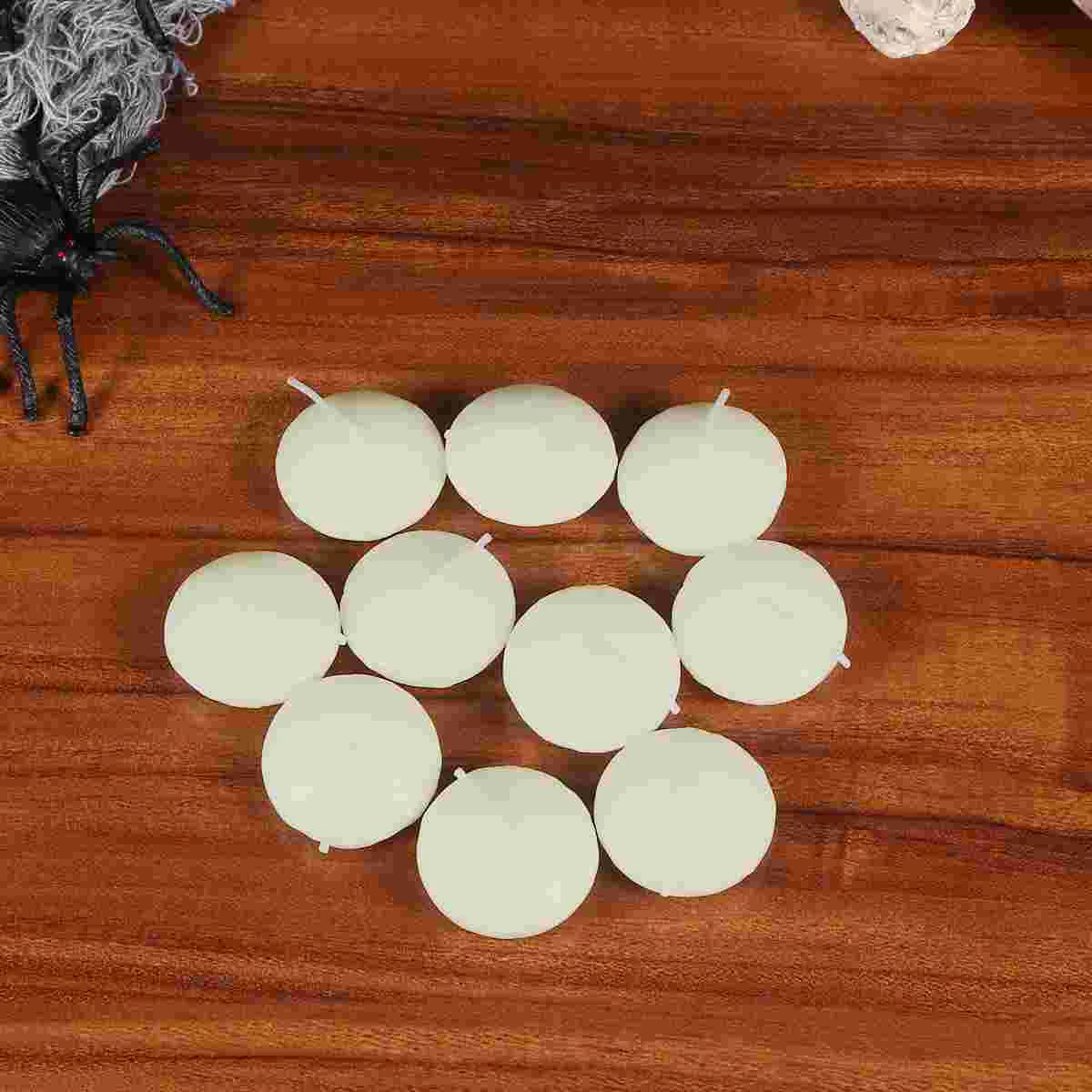 

Floating Watercandle Small Wedding Bulk Centerpieces Mini White Decorative Lights Unscented Celebration Decor Tea Decoration