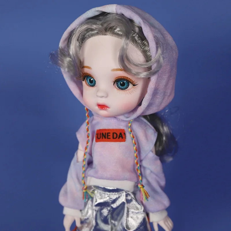 

New Fashion Mini 1/6 BJD Doll 28 Joints 30cm Dolls with Clothes Shoes DIY Makeup Toy Dolls Christmas Gift