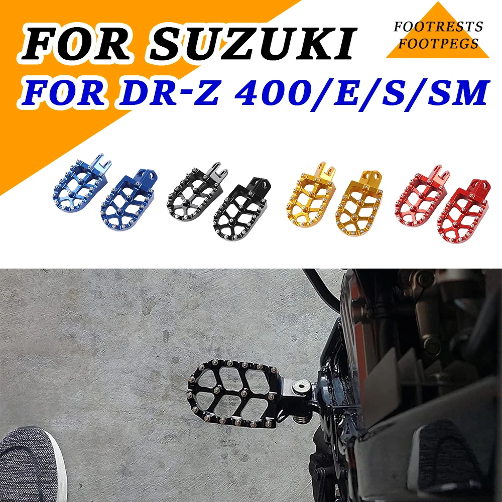 Для Suzuki DR-Z400S Z400SM Z400 Z400E DR-Z 400S 400SM 400E DRZ 400 E S SM 2024 аксессуары Подножки подножки педали
