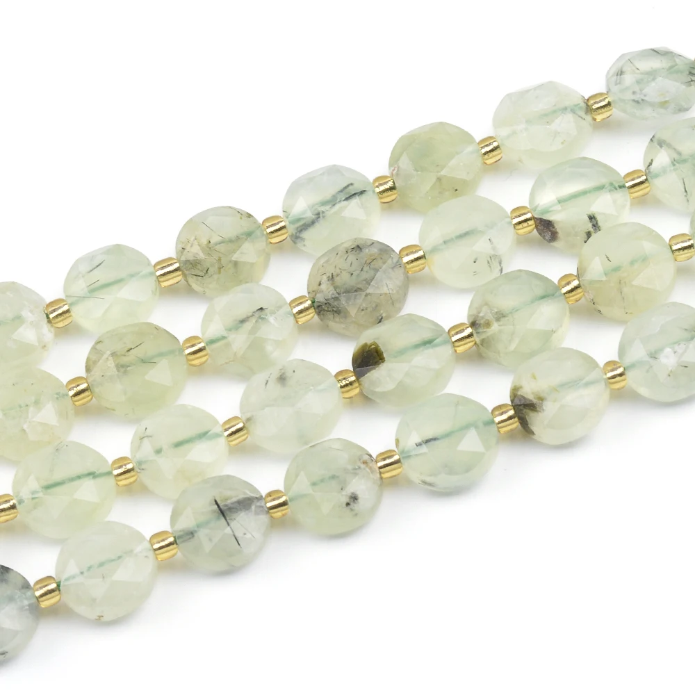 Натуральный многоцветный белый опал пренит золотой радужный обсидиан вреденный