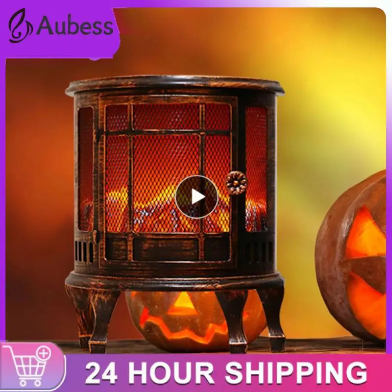 

Artificial Fireplace Charcoal Lamp Led USB Flame Lantern Lamps Simulated Fireplace Courtyard Room Decor Christmas Decoration