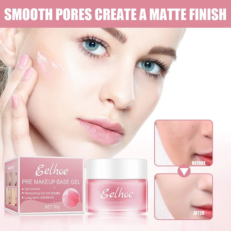 

EELHOE Primer Cream Invisible Pores Concealer Moisturizing Smooth Fine Lines Matte Firming Skin Isolation Gel Facial Cosmetics