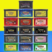 

32 Bit Video Game Cartridge Console Card for Nintendo GBA Pokeon Series Glazed Snakewood Flora English Language The First Editio