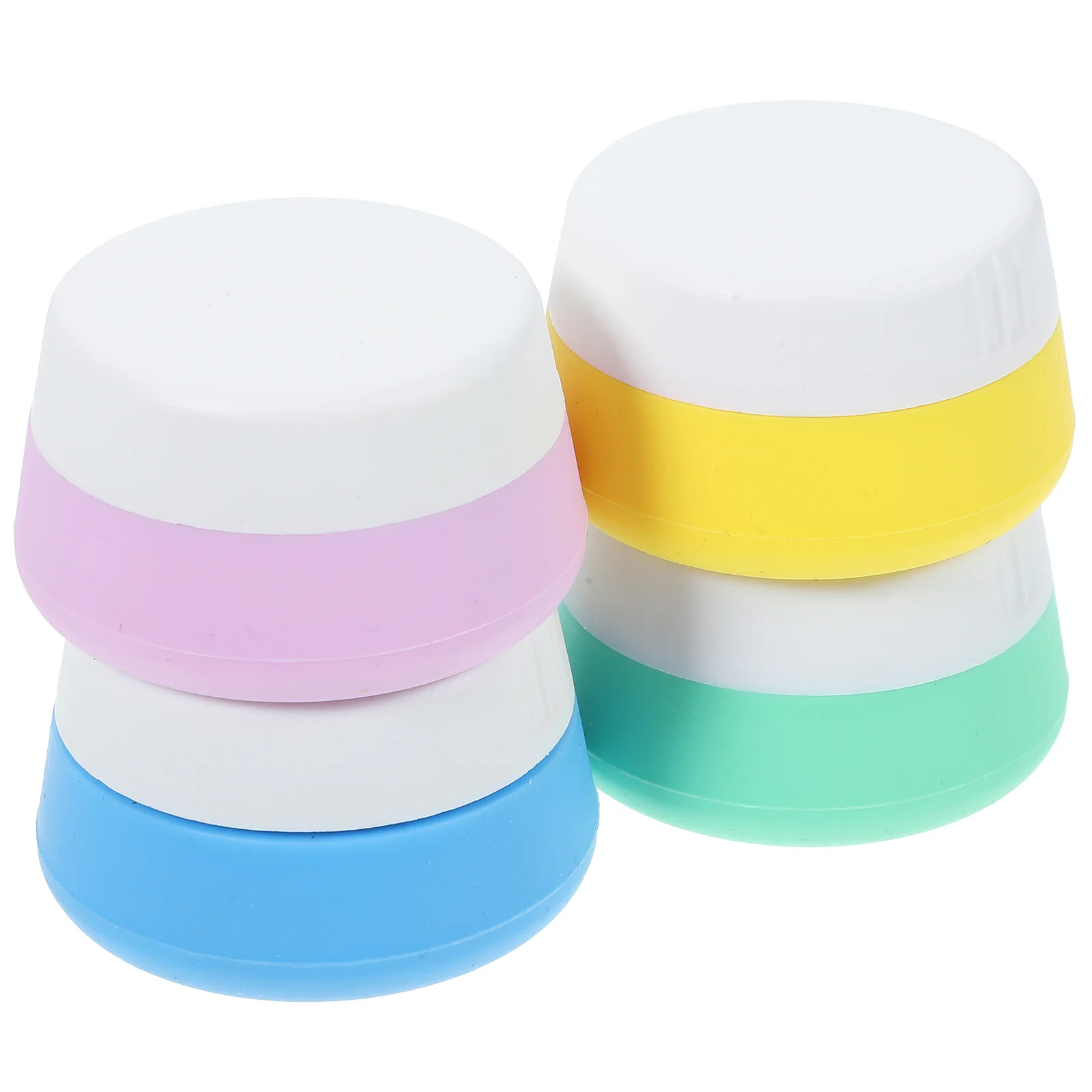 

4pcs Travel Containers Silicone Cream Jars Leak-proof Cream Containers Travel Small Containers