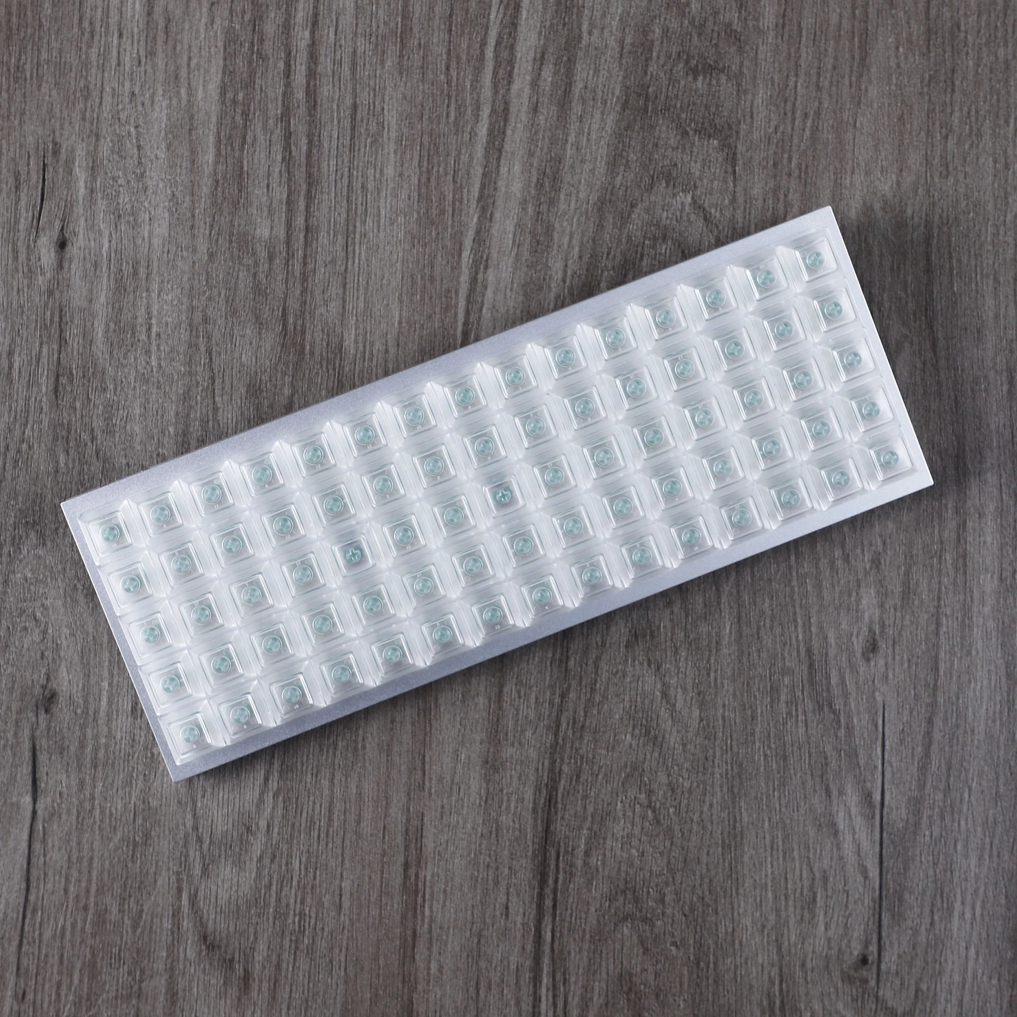 Набор прозрачных колпачков с профилем DSA пустой черный прозрачный АБС-пластик