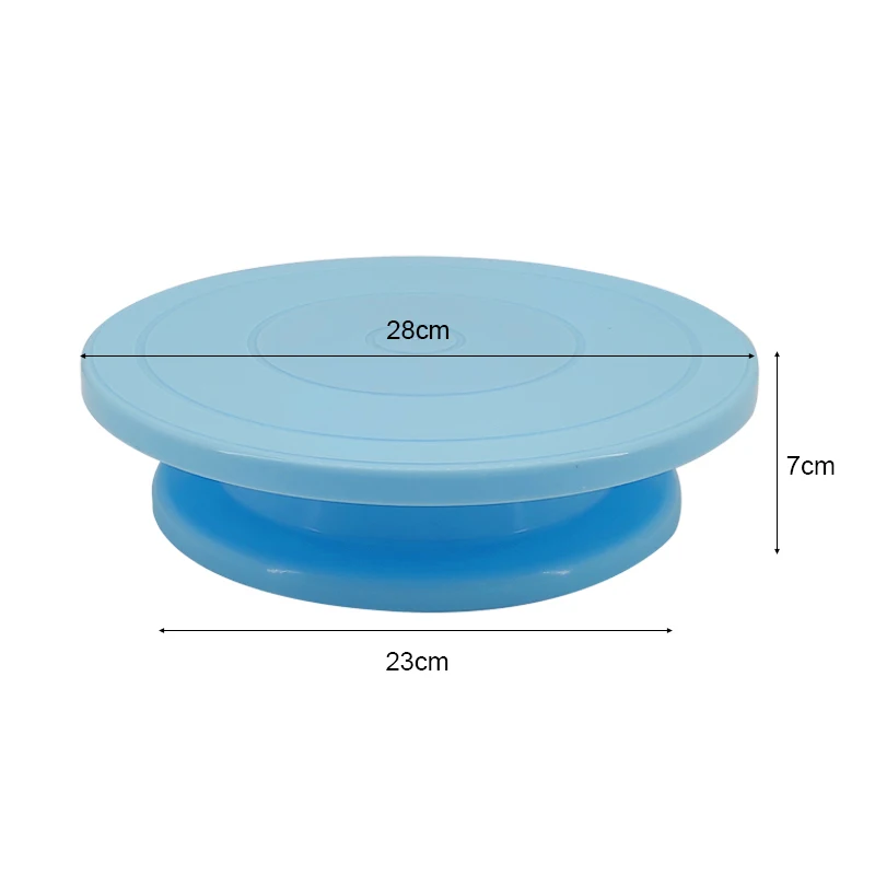 Cake Turntable Stand Cake Decoration Accessories DIY Mold Rotating Stable Anti-skid Round Cake Table Kitchen Baking Tools Stand