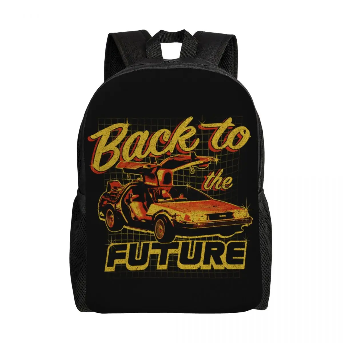 Back To The Future Laptop Backpack Men Women Basic Bookbag for College School Student Sci-fi Adventure Movies Bags