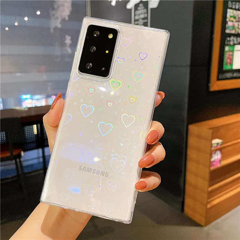 love heart phone case for samsung galaxy s22 s20 fe s21 plus note 20 ultra a53 a51 a71 a52 a32 a12 a72 a50 a21s a31 back cover free global shipping