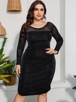 2022 plus size women clothing solid color fashion slash neck dress casual street for summer women party hollow out dresses