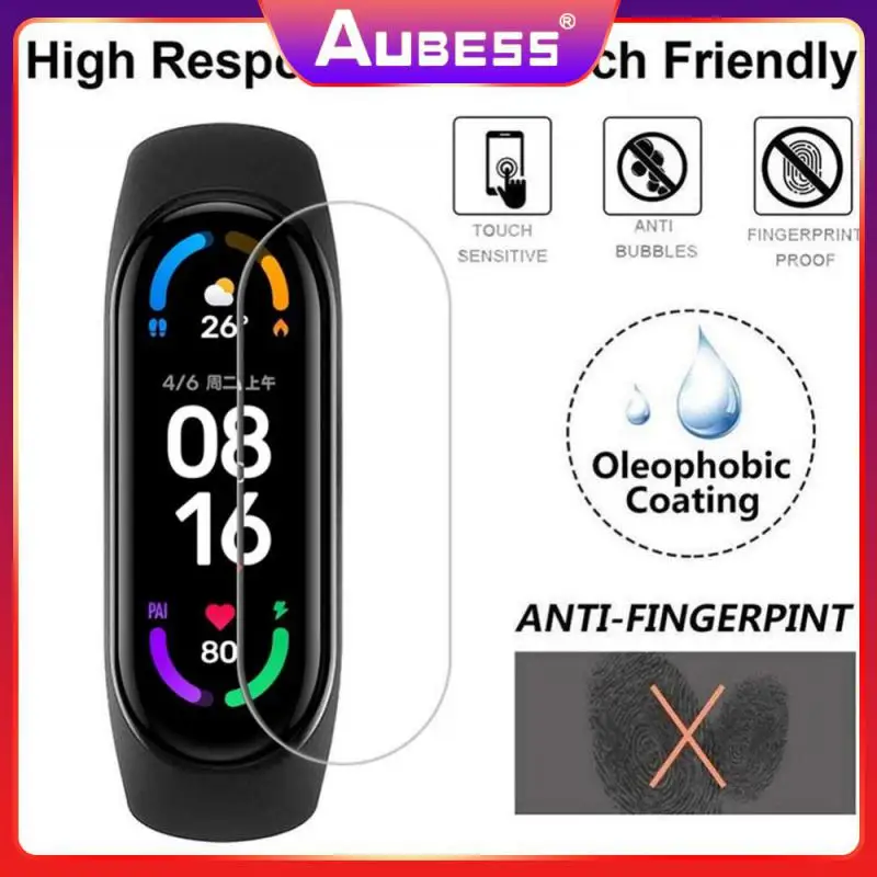 

Full Curved Screen Protector Film For Xiaomi Band 8 Tempered Glass For Honor Band 8 Smart Watch Wristband Protective Film