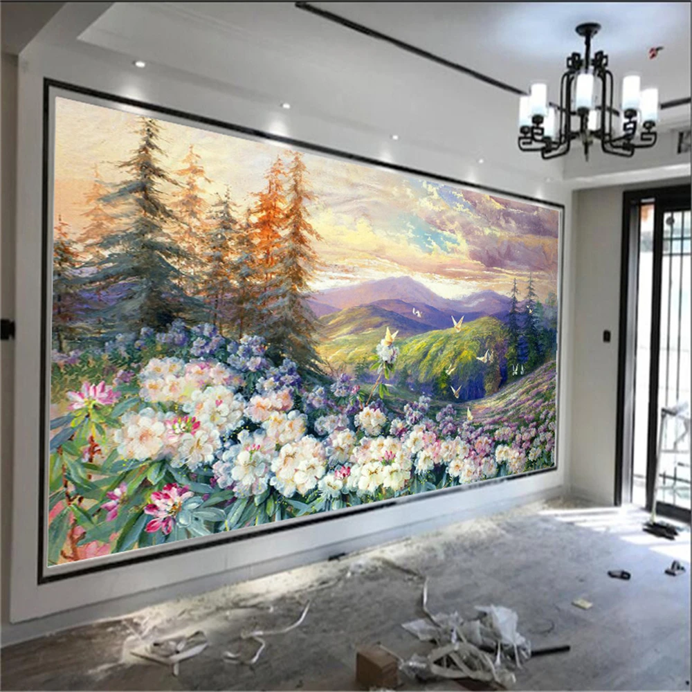 

Custom Forest animals wallpapers home decor 3D wallpaper for living room home improvement wall stickers decoration art house