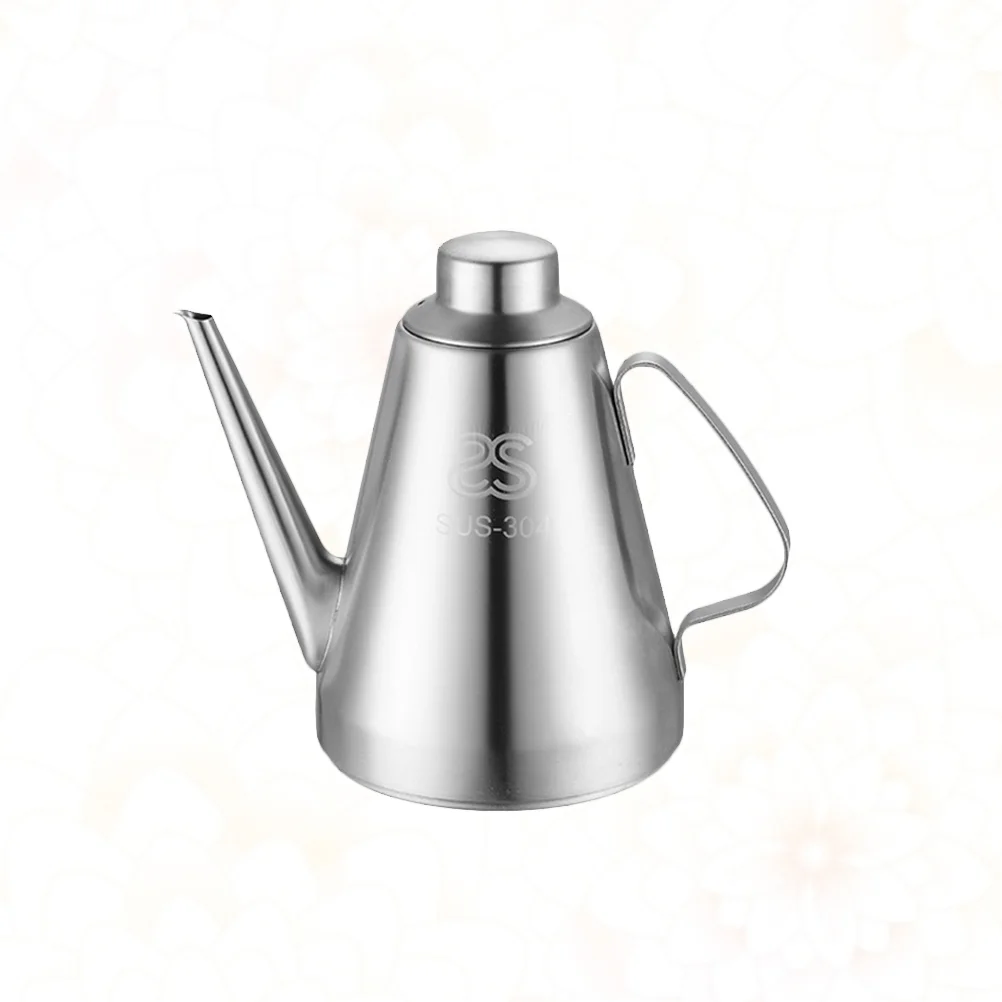 

Oil Dispenser Bottle Olive Vinegar Container Sauce Stainless Pot Steel Storagekitchen Can Pourer Soy Kettle Water Cooking Metal