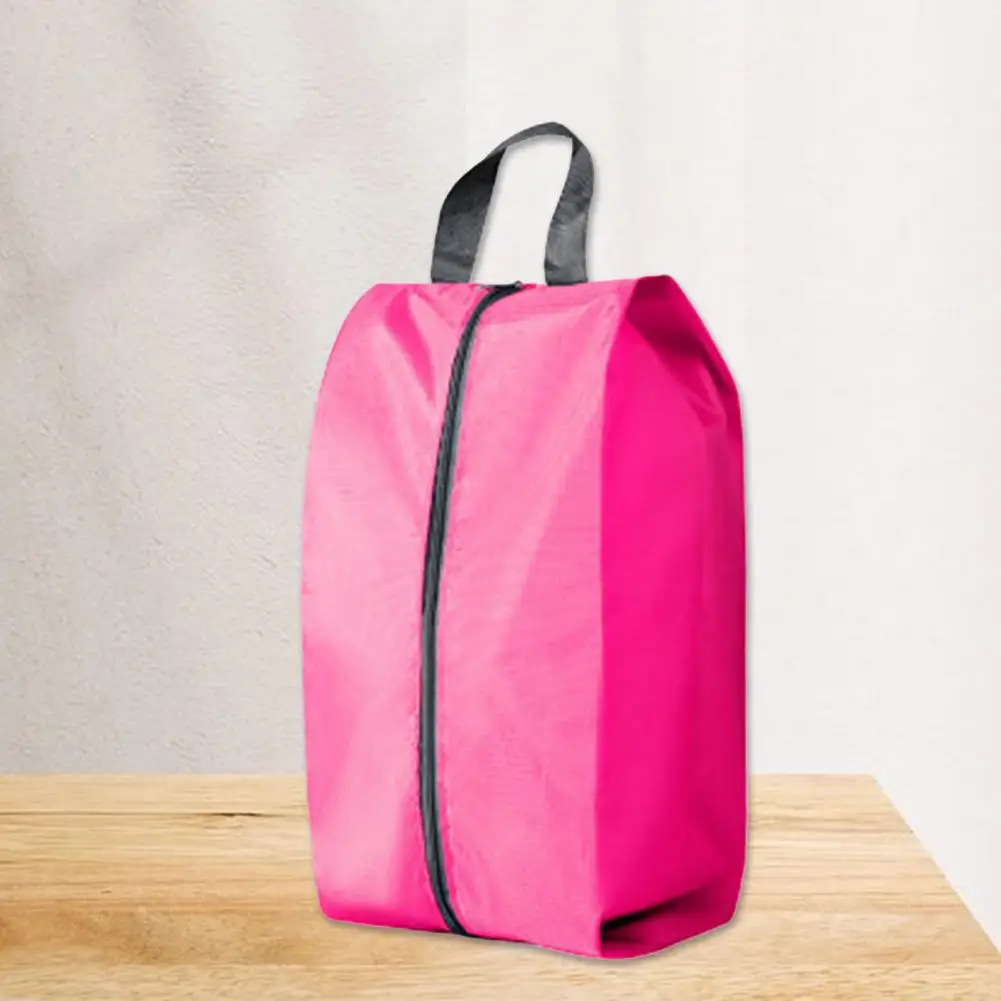 

Wear-resistant Travel Shoes Bag Space-saving Shoe Storage Organizer with Handle Travel Essentials Shoe Bag Moisture Proof