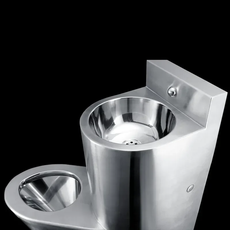 Lavabo de inodoro acero inoxidable quickly Armario montado en la pared