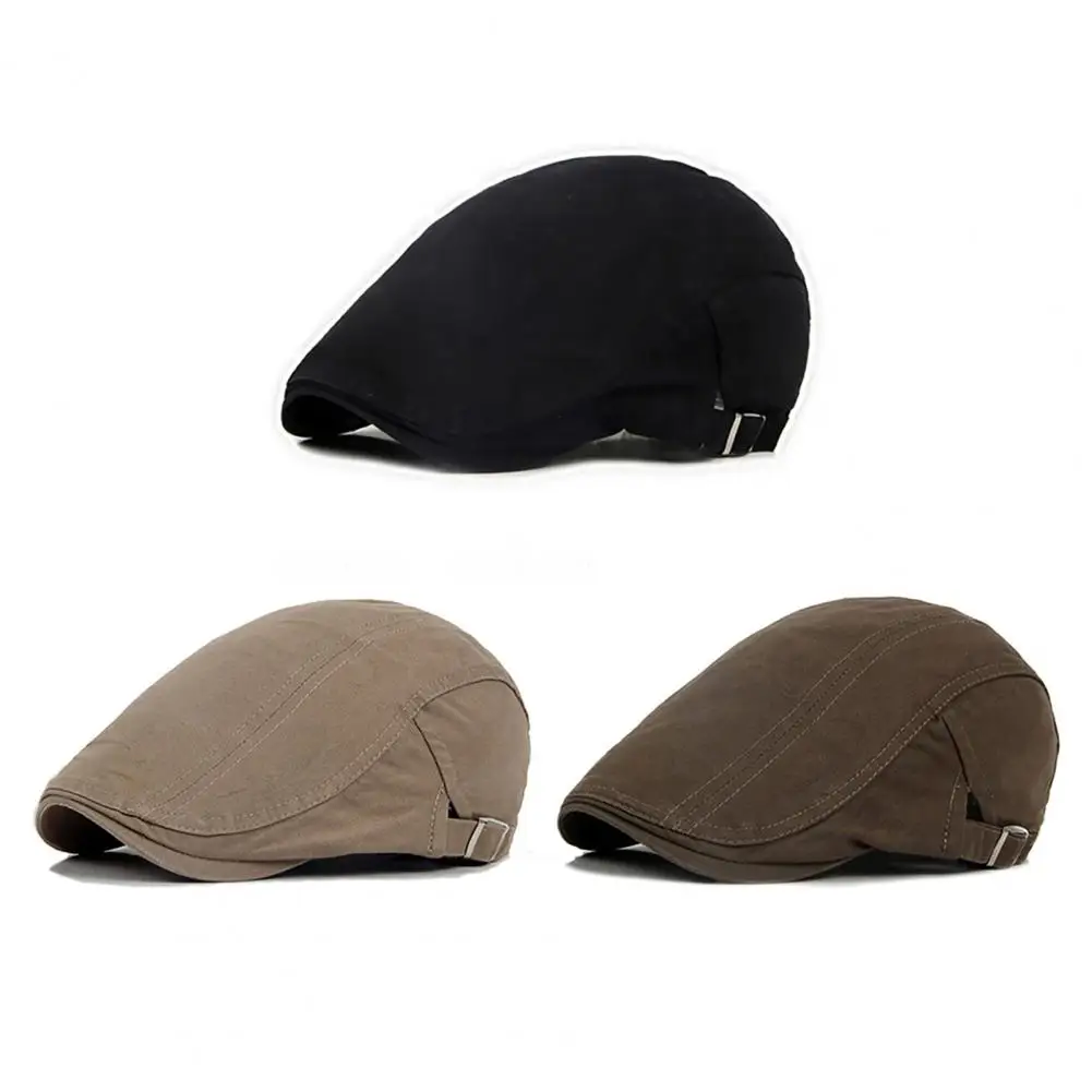 

Fashion Peaked Cap Sweat Absorption Foldable Oval Washable Men Beret
