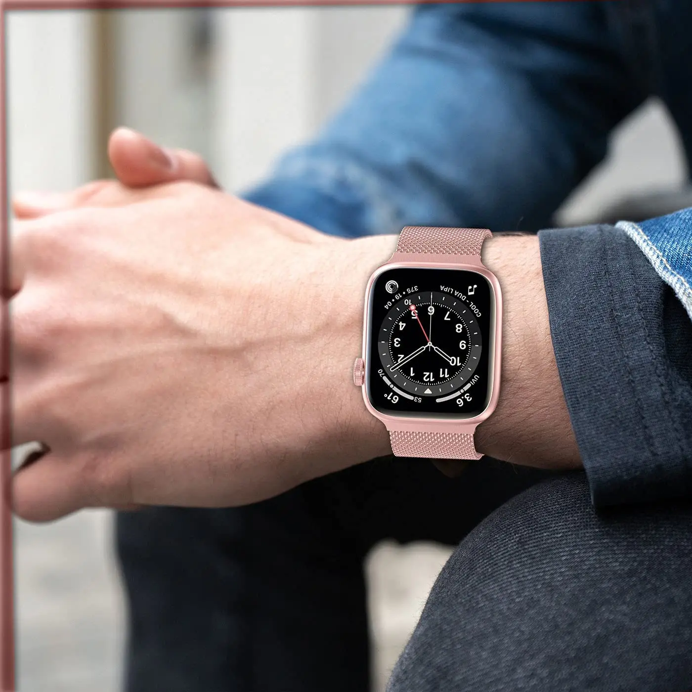 Ремешок для часов Apple Watch Series 7 ремешок наручных умные ремешки Seiko Миланская петля