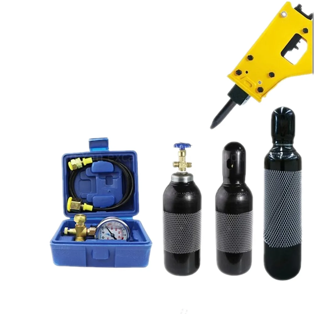 Комплект манометров 6 МПа зарядка азота гидравлический молоток измерительное