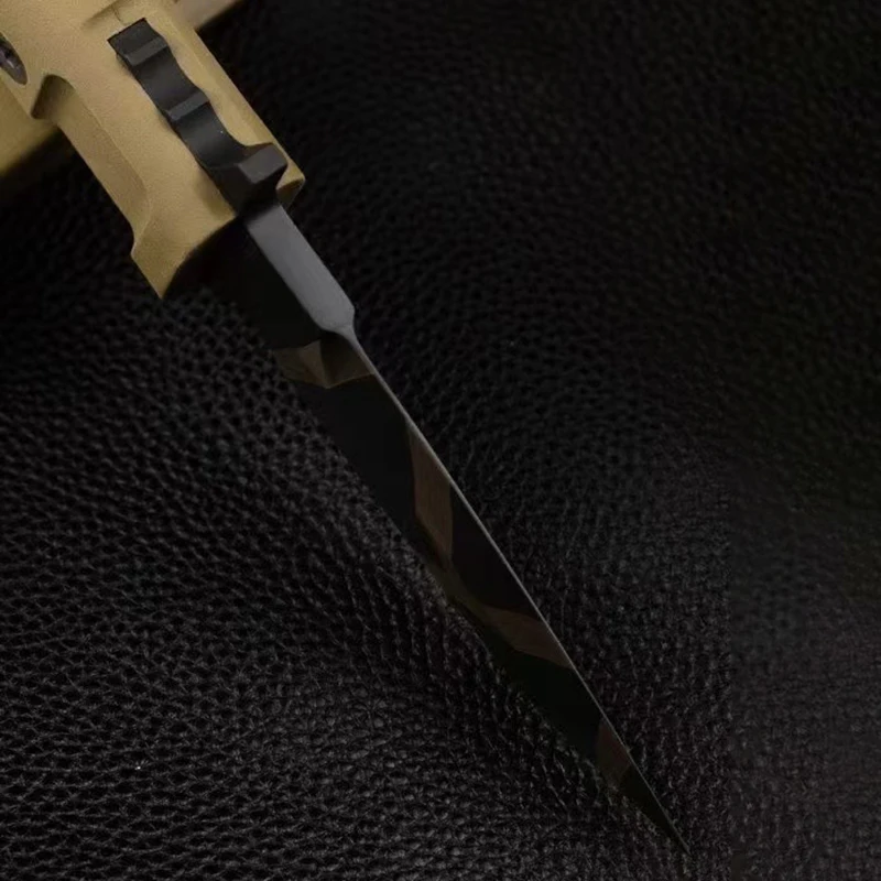 Фото Малый нож Exr ColMoschin C Straight Faca с клинком из стали N690 и рукоятью из резины TPR, инструмент для выживания на природе, EDC-нож №5