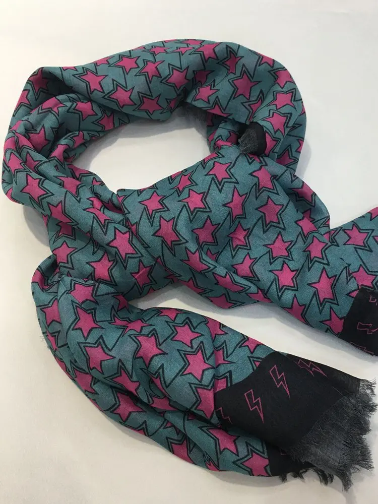 

2022 New Women Square Scarf 100% Cotton Geometric Pattern Printed Scarf Available In Four Seasons