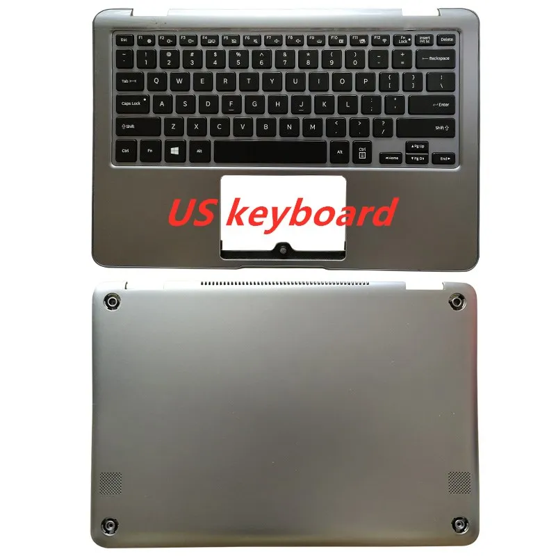 

NEW Palmrest For Samsung 730QAA NP730QAA Laptop Palmrest Upper Case With Backlit keyboard Touchpad/Bottom Case