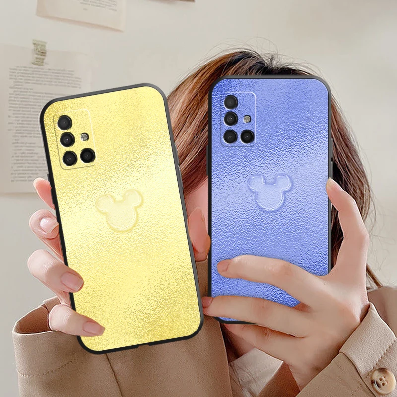 

Disney Mickey Phone Cases For Samsung S20 FE S20 S8 Plus S9 Plus S10 S10E S10 Lite M11 M12 S21 Ultra TPU Back Cover Protective