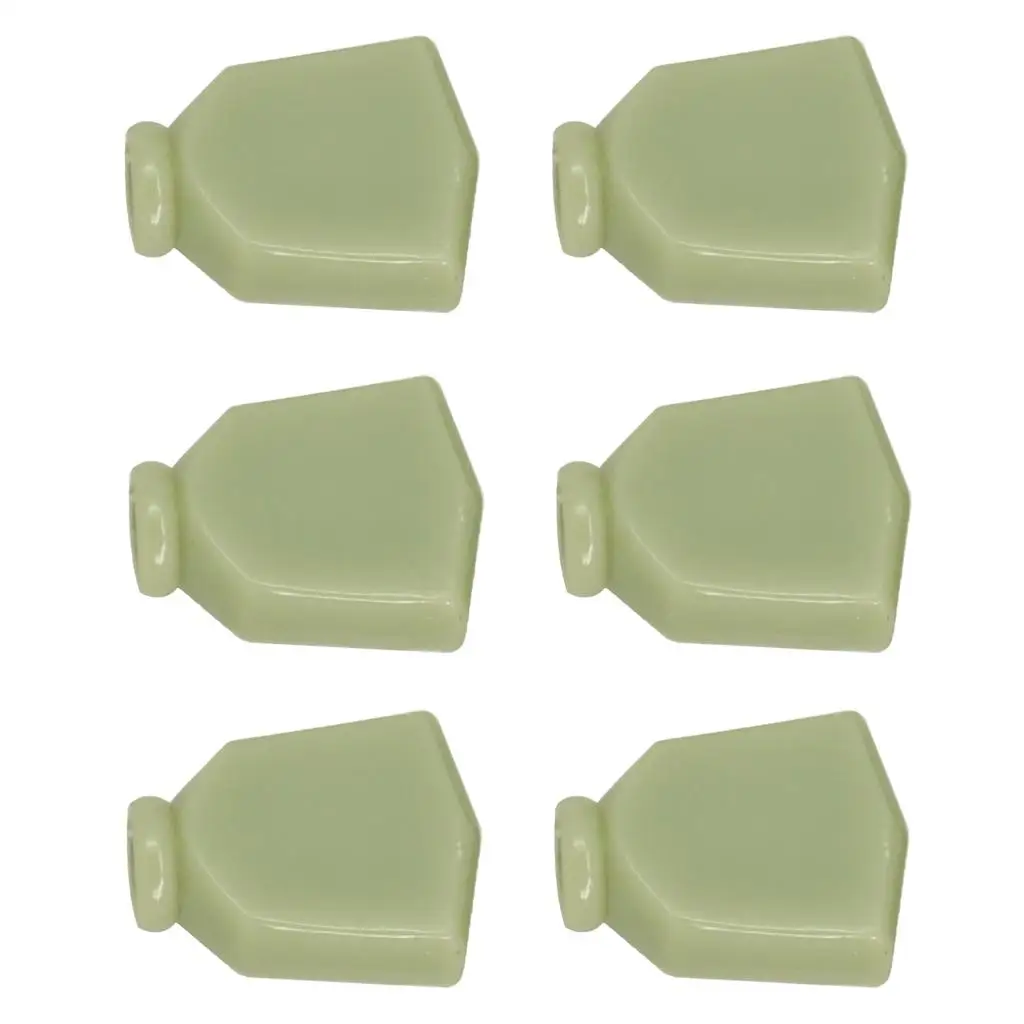 

6x Peg Machine Heads Button Knob Guitar Parts Accessory