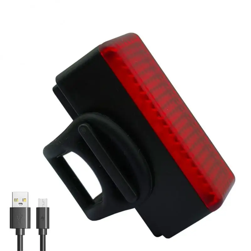 

Waterproof Backpack Light Portable Highlight Warning Light Bicycle Tail Lamp Usb Rechargeable Charge Running Light Long Duration