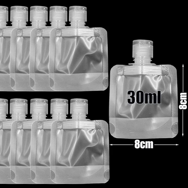 

Многоразовые пакеты для путешествий 30/50/100 мл